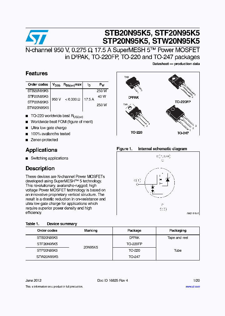 STW20N95K5_6988736.PDF Datasheet