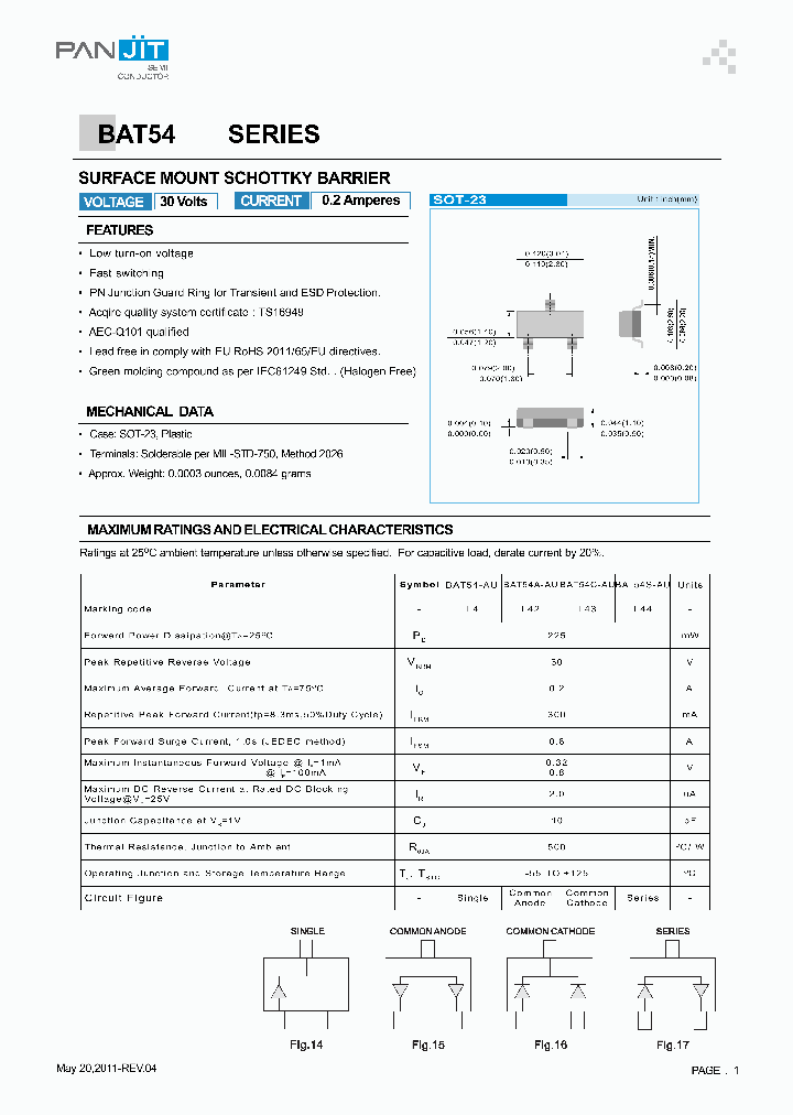 BAT54-AUAD10001_6989506.PDF Datasheet