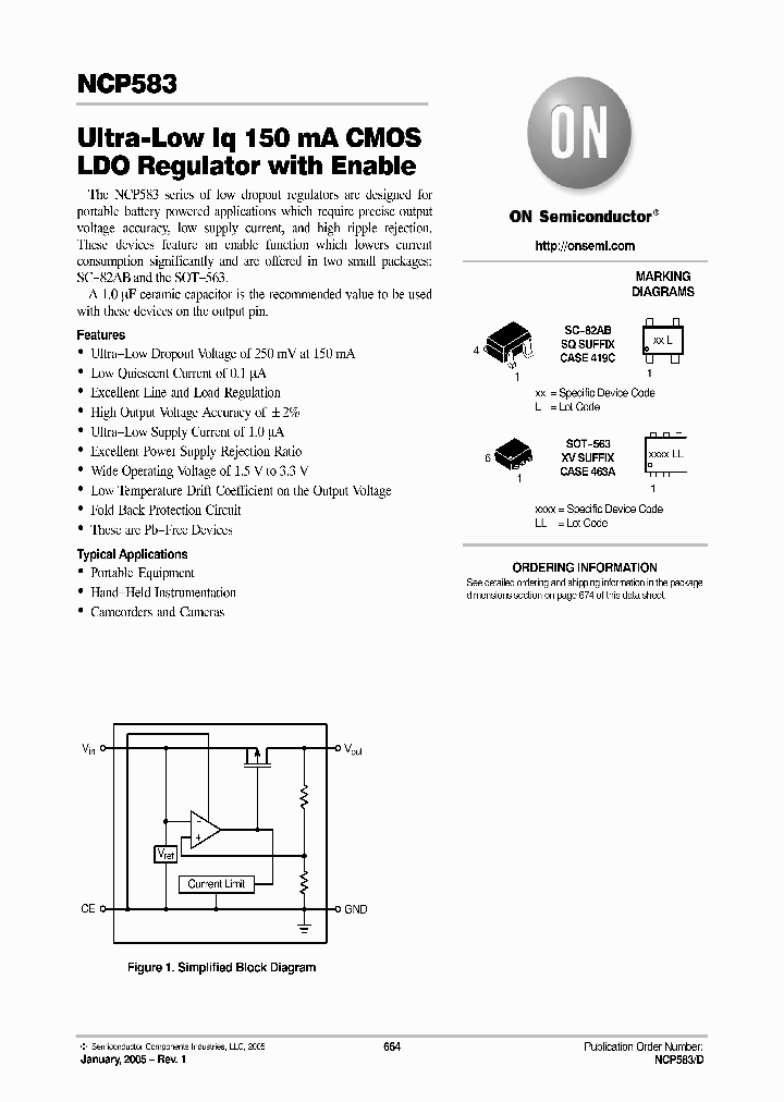 NCP583XV25T1G_6989682.PDF Datasheet