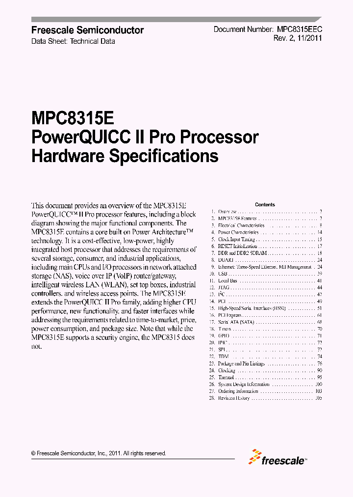 MPC8315CVRADDA_6990296.PDF Datasheet