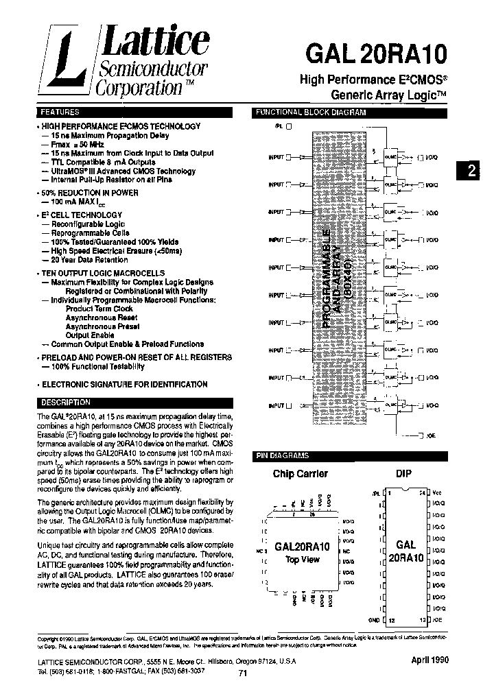GAL20RA10-20LJIB_6990815.PDF Datasheet