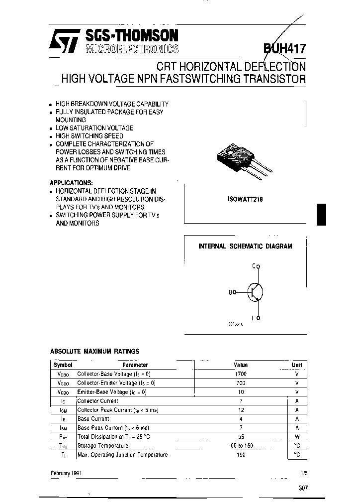 BUH417_6991587.PDF Datasheet