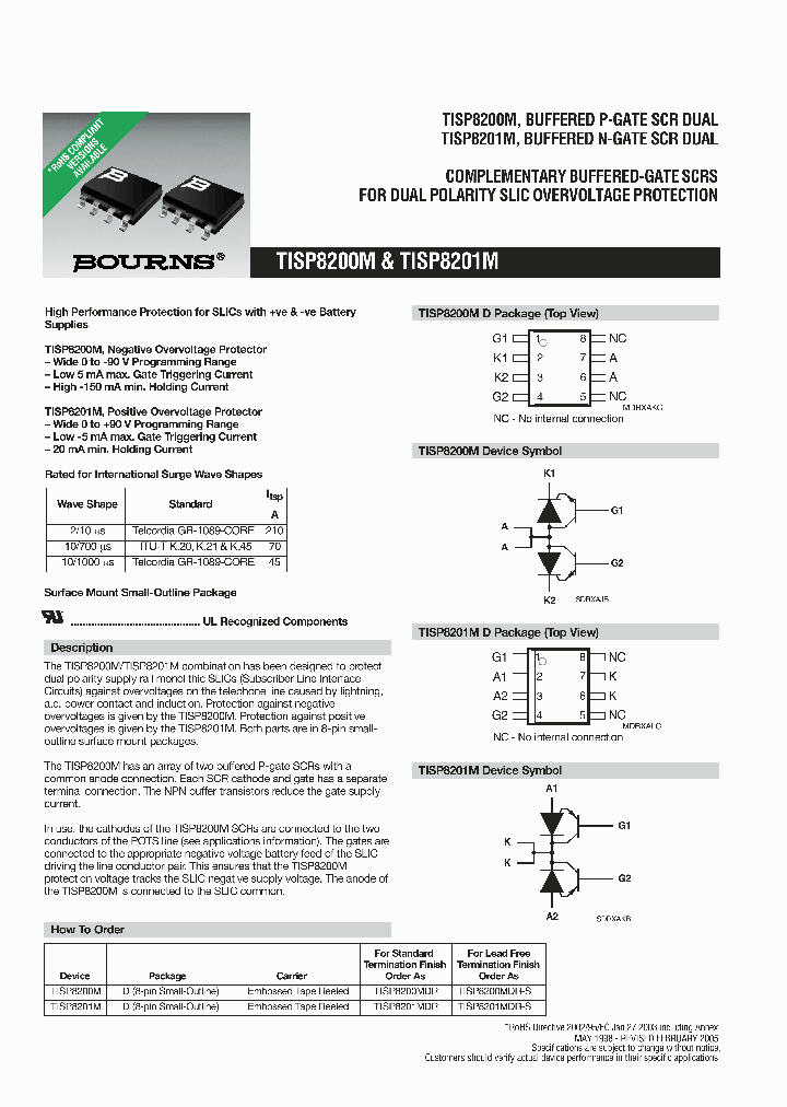 TISP8200MDR_6991922.PDF Datasheet