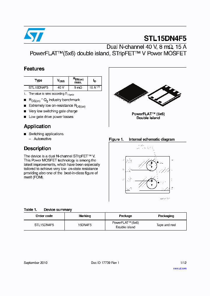 STL15DN4F5_6992647.PDF Datasheet