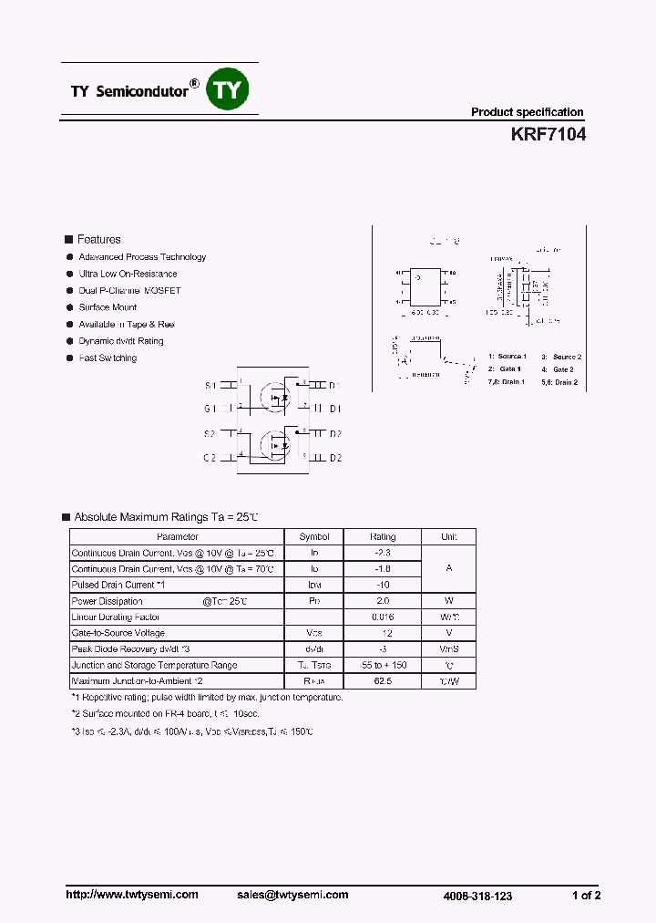KRF7104_6993728.PDF Datasheet