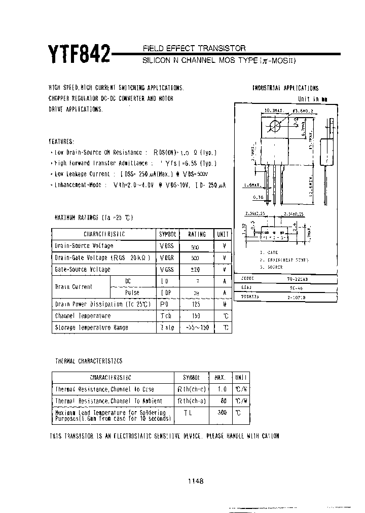 YTF842_6994205.PDF Datasheet