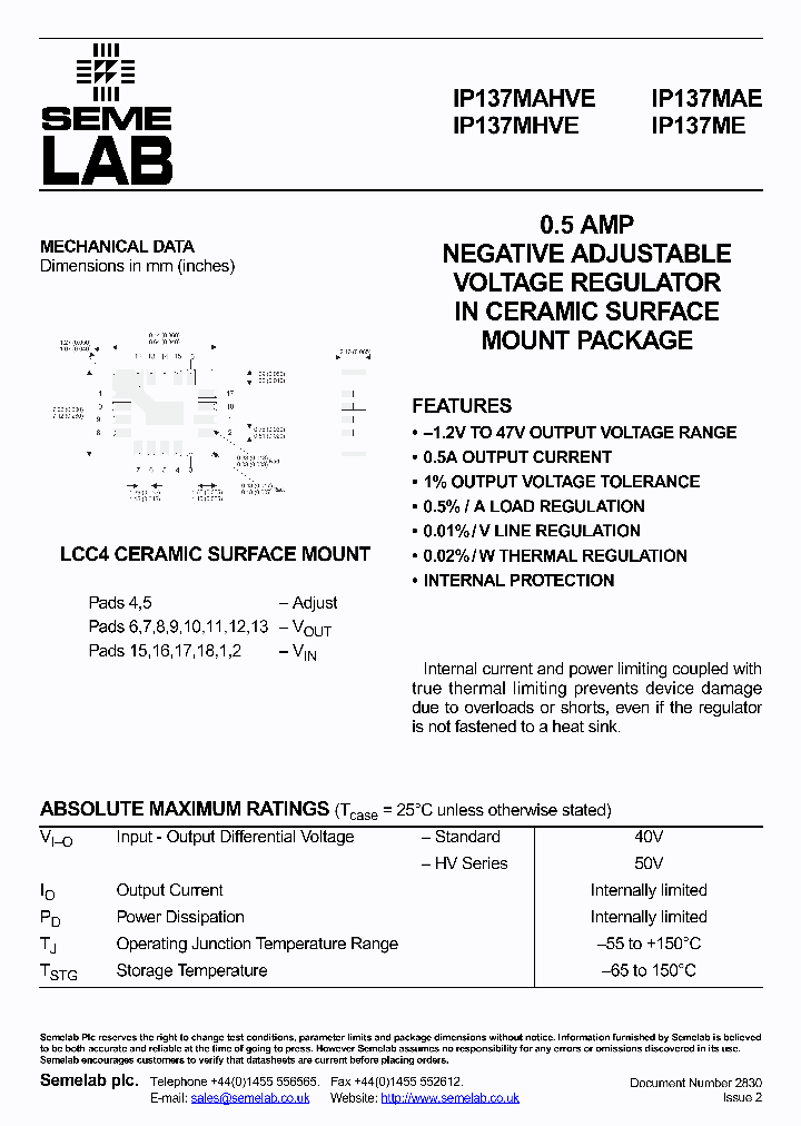 IP137MAHVE_6995162.PDF Datasheet