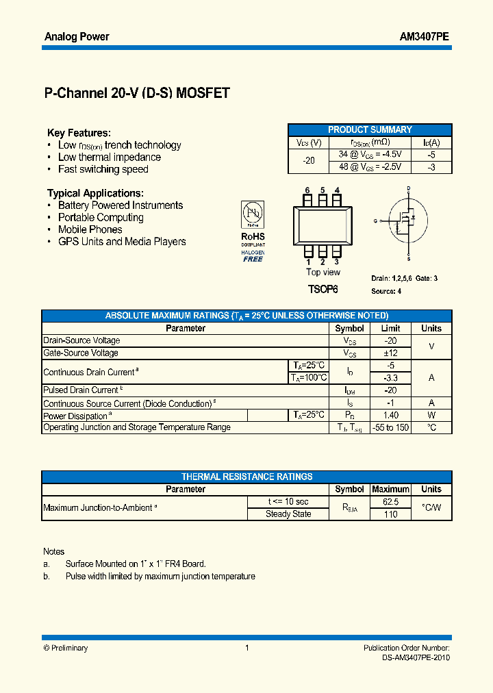 AM3407PE_6995972.PDF Datasheet