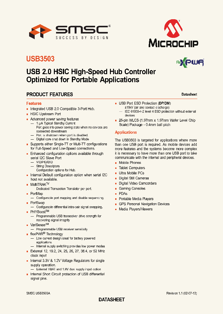 USB3503A-1-GL-TR_6996960.PDF Datasheet