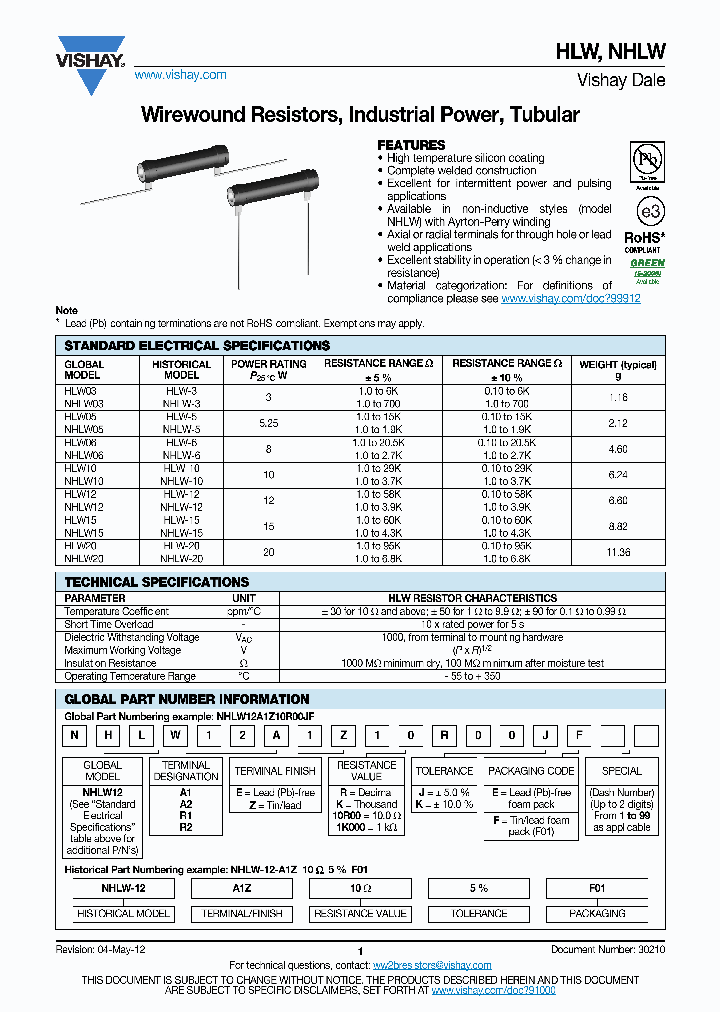 HLW12R1E40R00JE13_6997113.PDF Datasheet