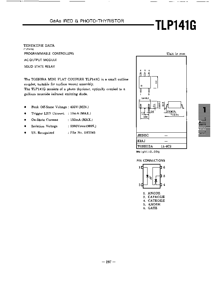 TLP141GTPR_6997223.PDF Datasheet