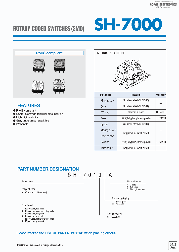 SH-7010MA_6998100.PDF Datasheet