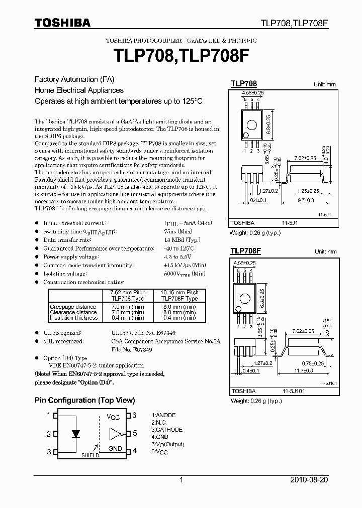 TLP708_6999988.PDF Datasheet