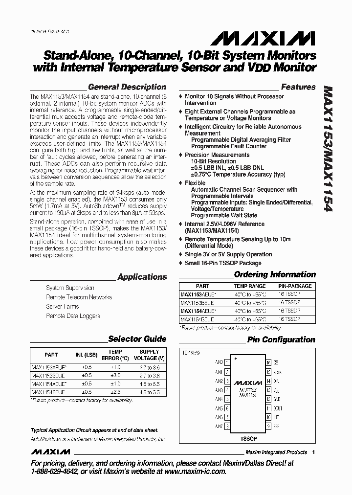 MAX1153BEUE-T_7000030.PDF Datasheet