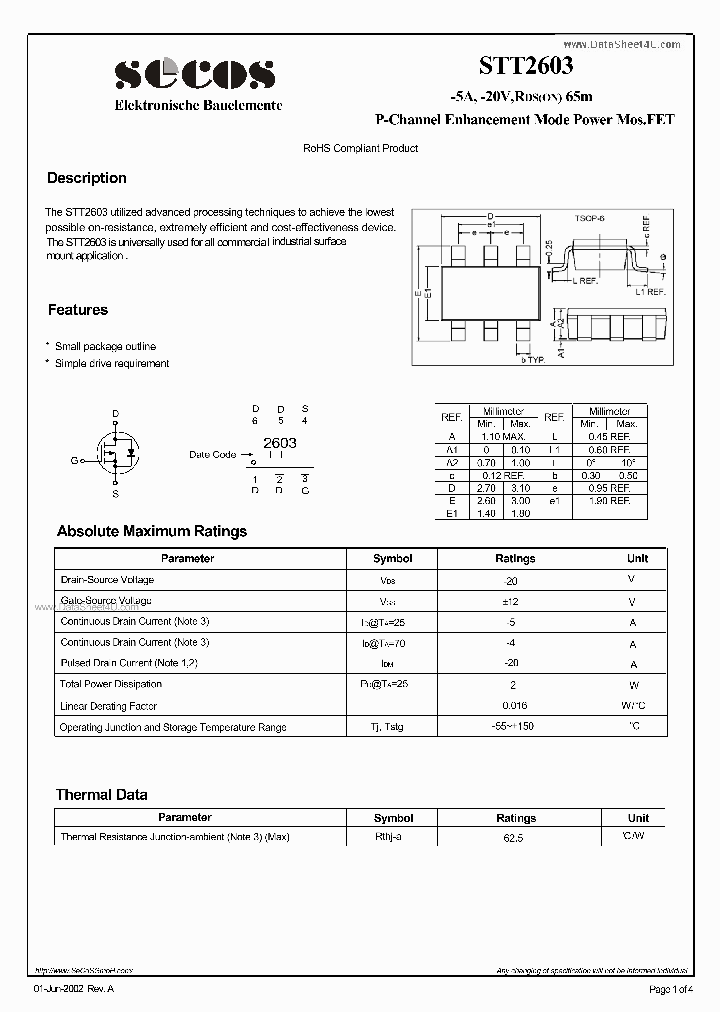 STT2603_7000331.PDF Datasheet