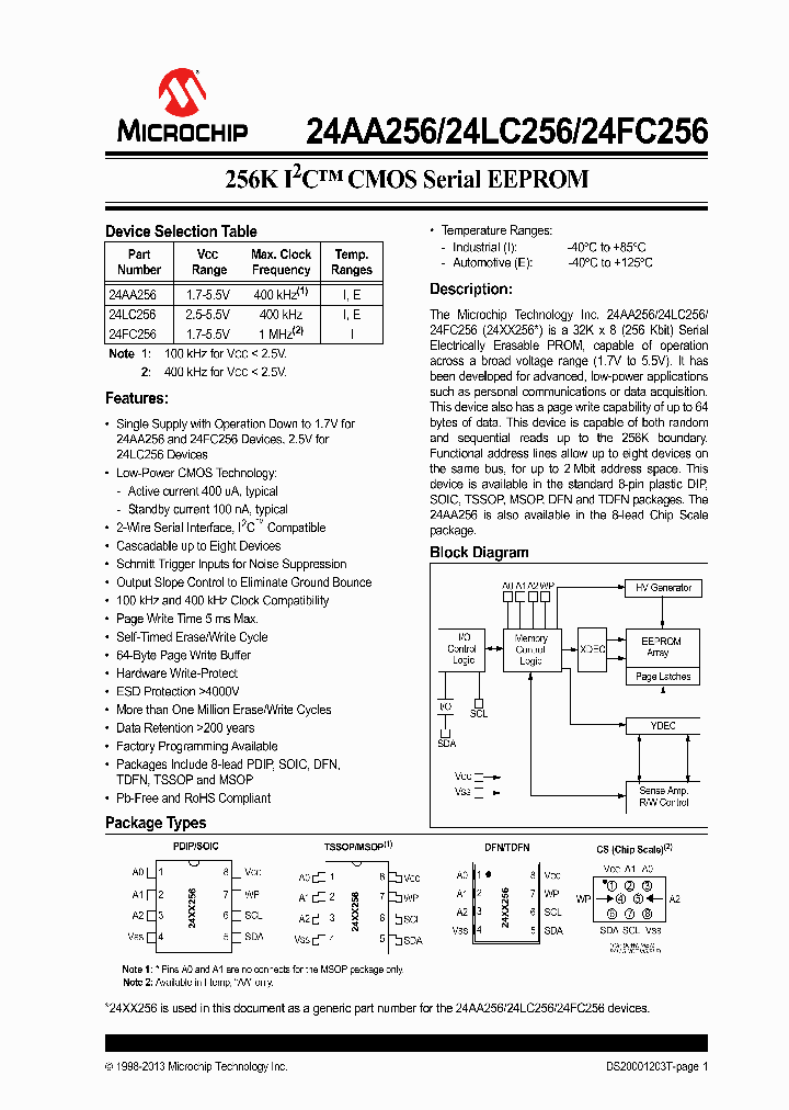 24LC256_7000430.PDF Datasheet