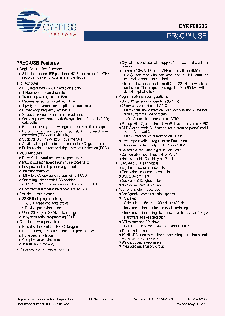 CYRF89235_7002220.PDF Datasheet