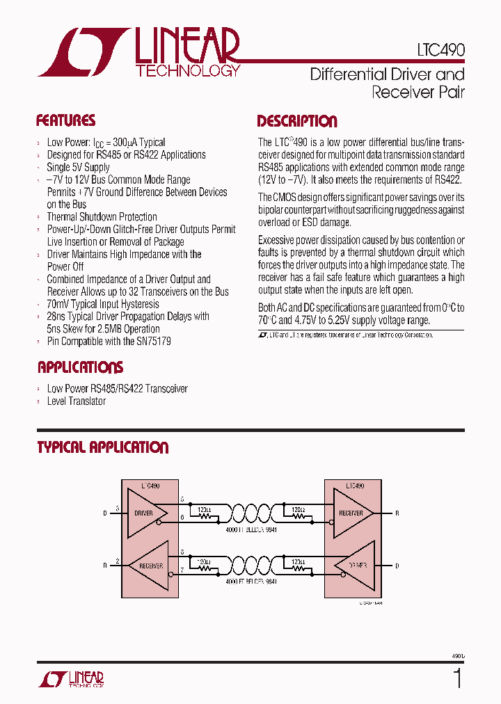 LTC490CN8PBF_7002402.PDF Datasheet