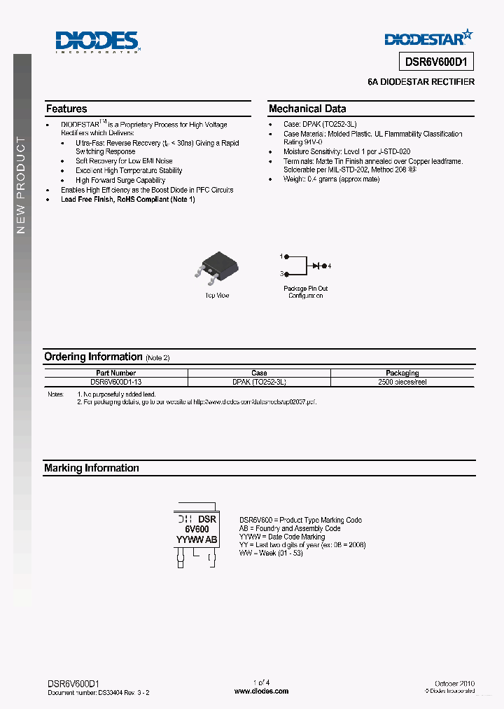 DSR6V600D1_7003010.PDF Datasheet