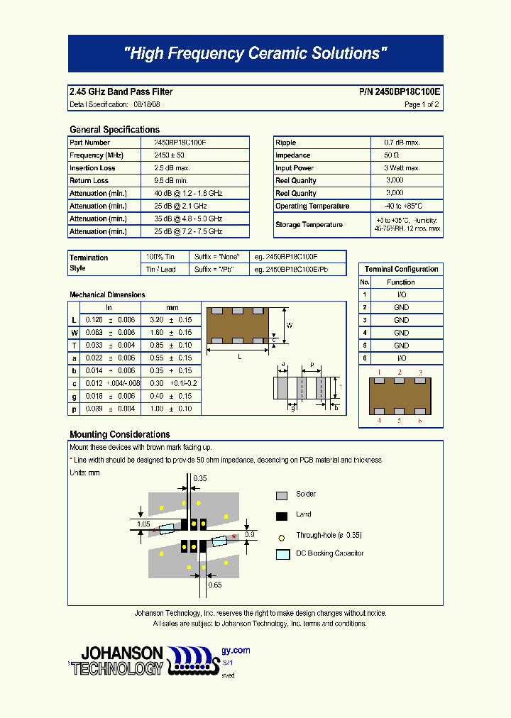 2450BP18C100E_7003196.PDF Datasheet