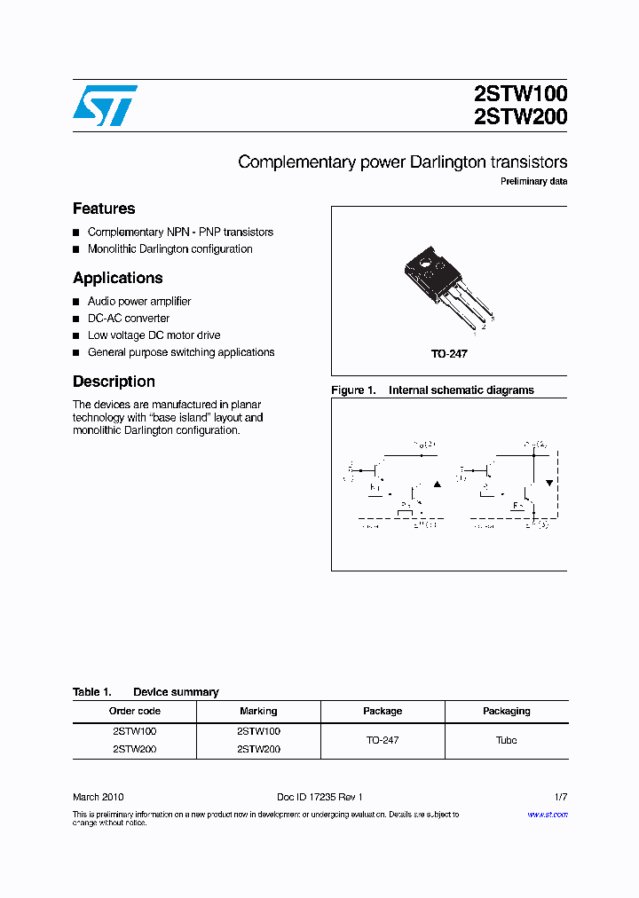 2STW200_7003776.PDF Datasheet