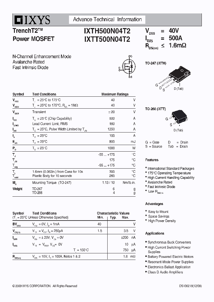 IXTH500N04T2_7004051.PDF Datasheet