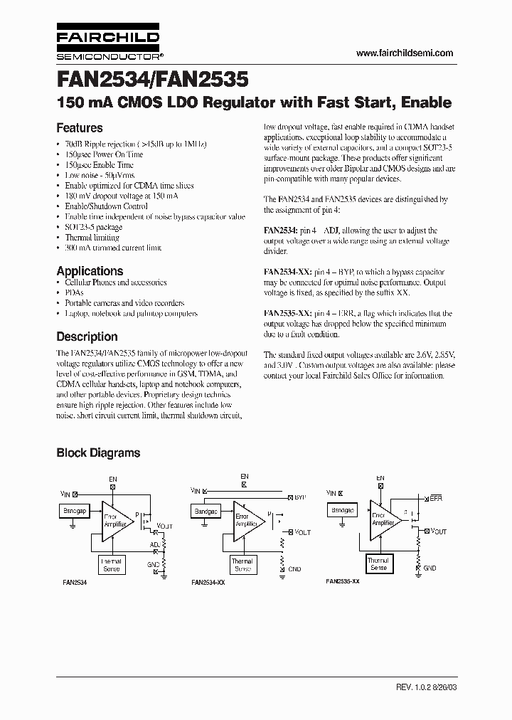 FAN2535S26X_7005300.PDF Datasheet