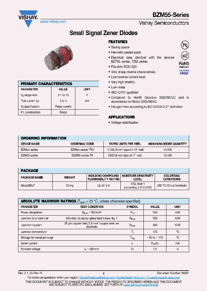 BZM55B5V1-TR3_7006182.PDF Datasheet