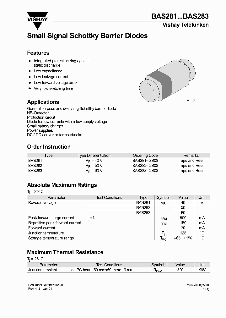 BAS282-GS08_7006250.PDF Datasheet