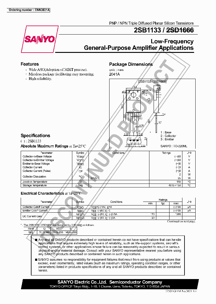 2SB1133-Q_7006825.PDF Datasheet