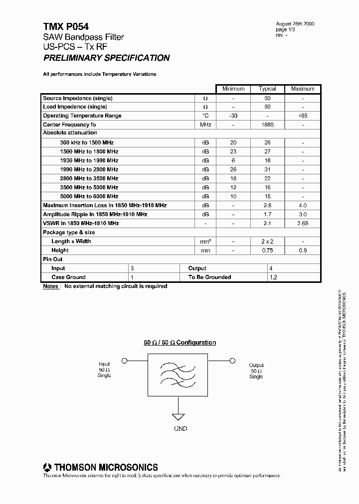 TMXP054_7006770.PDF Datasheet