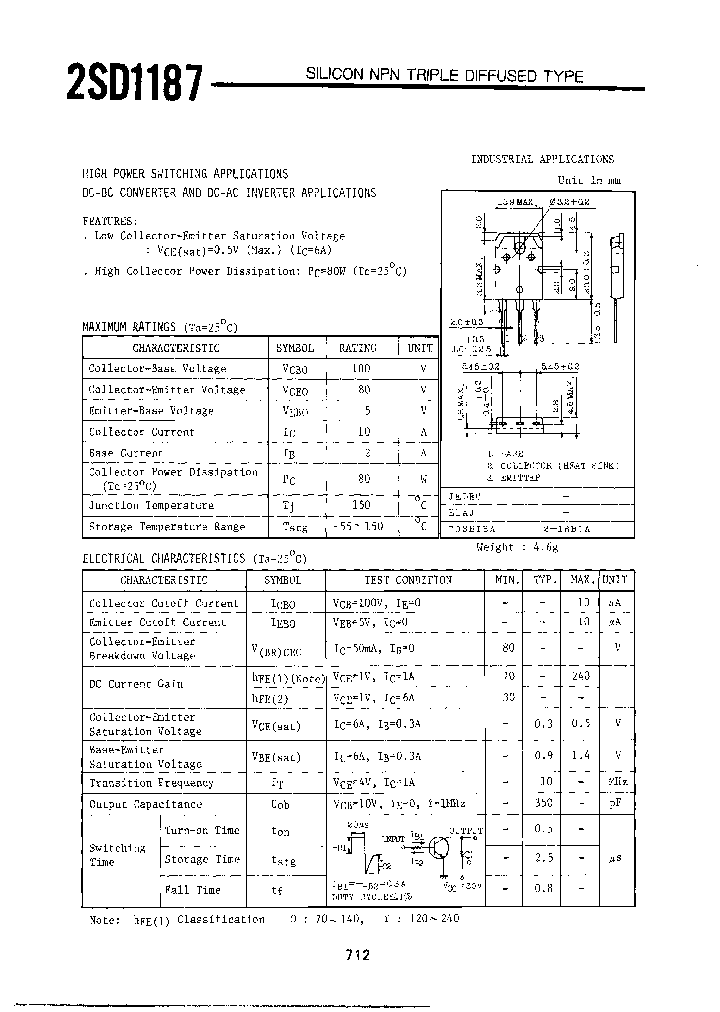 2SD1187Y_7007313.PDF Datasheet