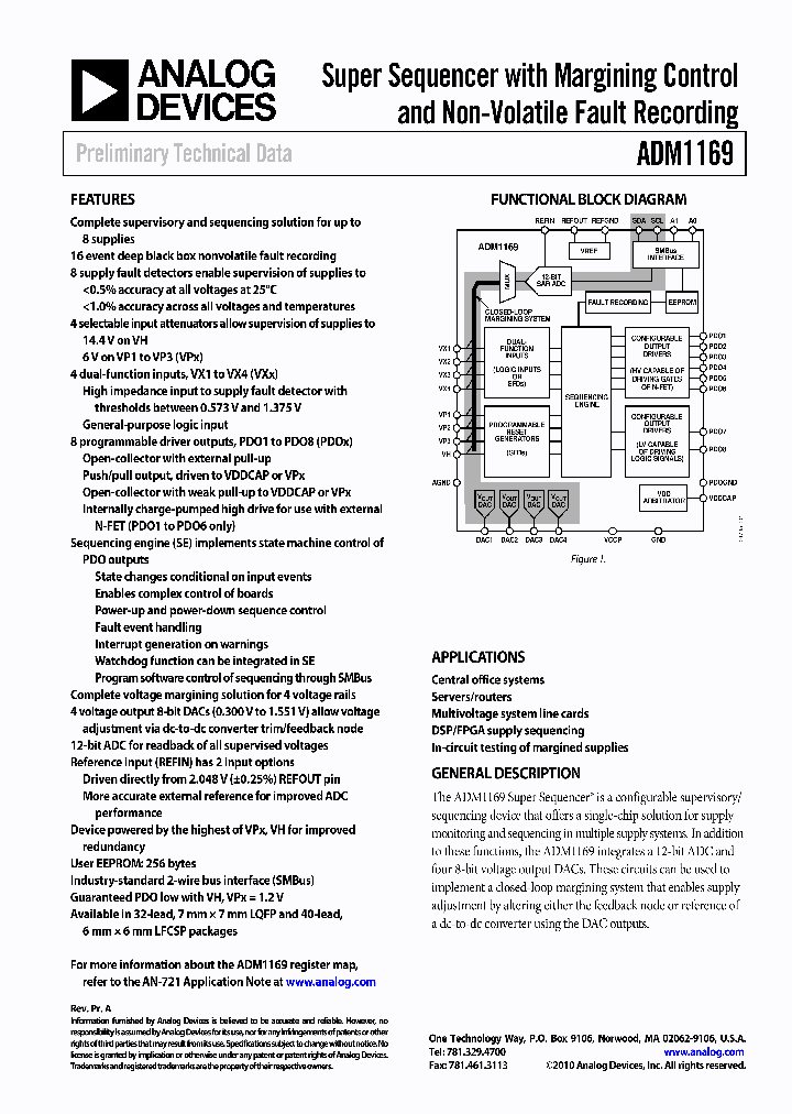 ADM1169ACPZ-REEL7_7009204.PDF Datasheet
