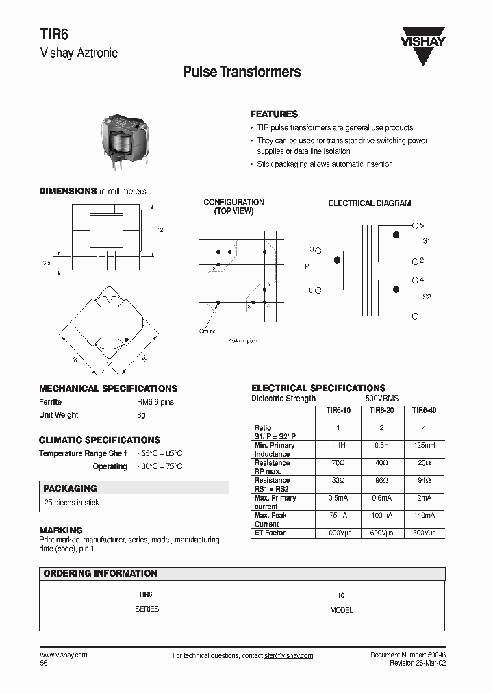 VISHAYAZTRONIC-TIR640_7009615.PDF Datasheet