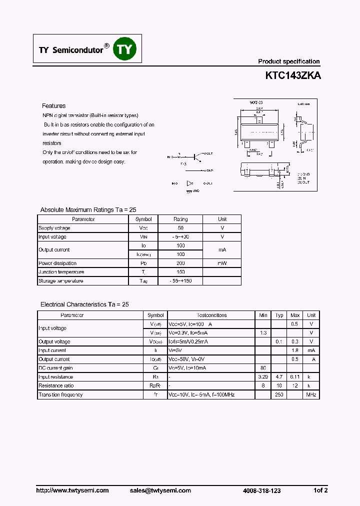 KTC143ZKA_7010131.PDF Datasheet