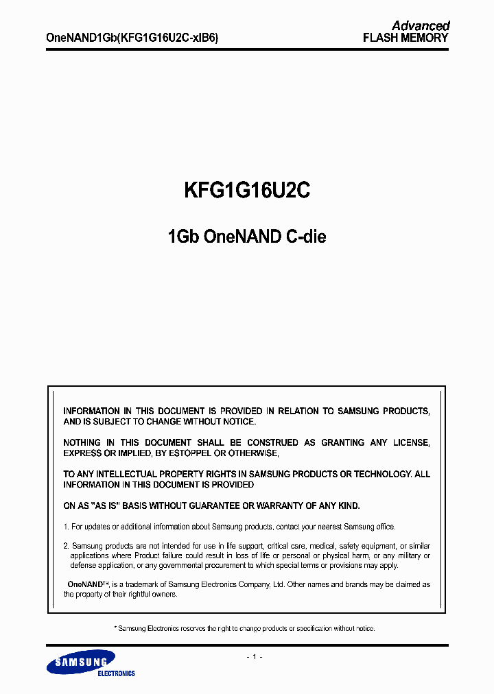 KFG1G16U2C-AIB6_7010187.PDF Datasheet