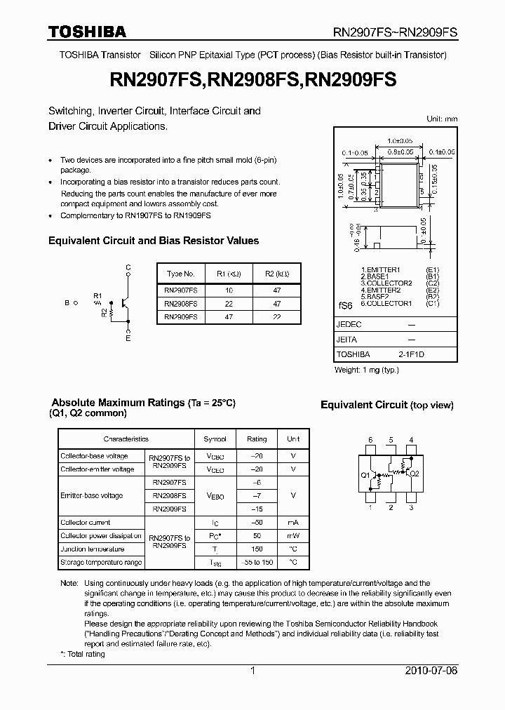 RN2907FS_7010439.PDF Datasheet