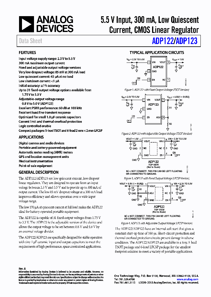 ADP122UJZ-REDYKIT_7010455.PDF Datasheet