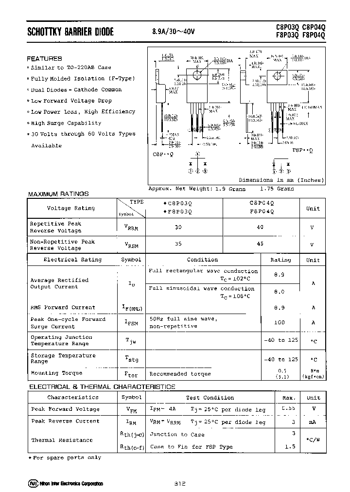 F8P03Q_7011930.PDF Datasheet