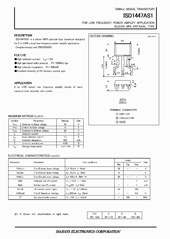 ISD1447AS1_7013369.PDF Datasheet