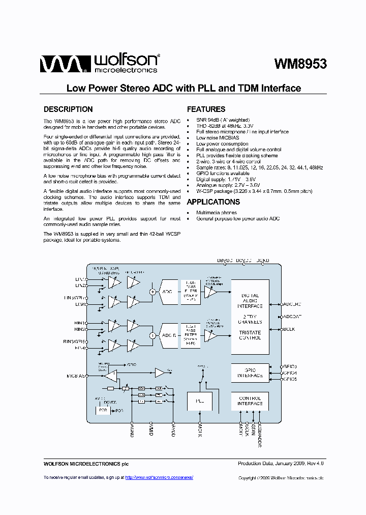 WM8953_7013513.PDF Datasheet