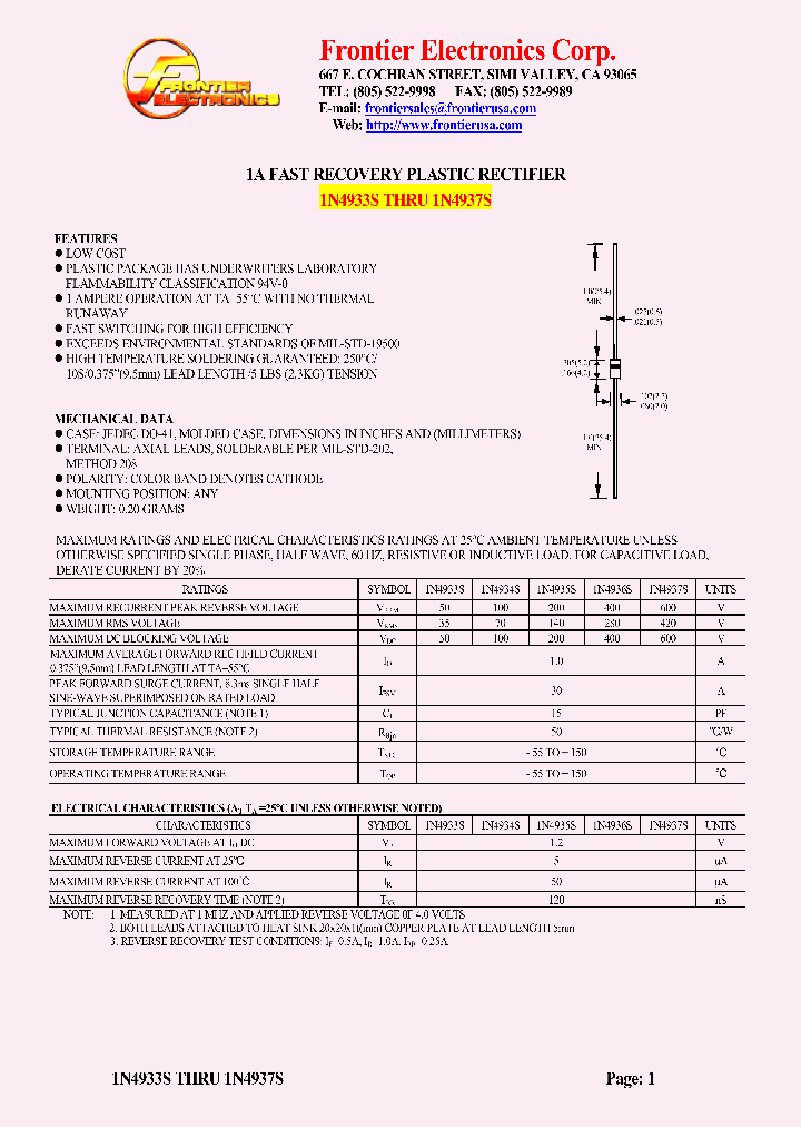 1N4935S_7014195.PDF Datasheet