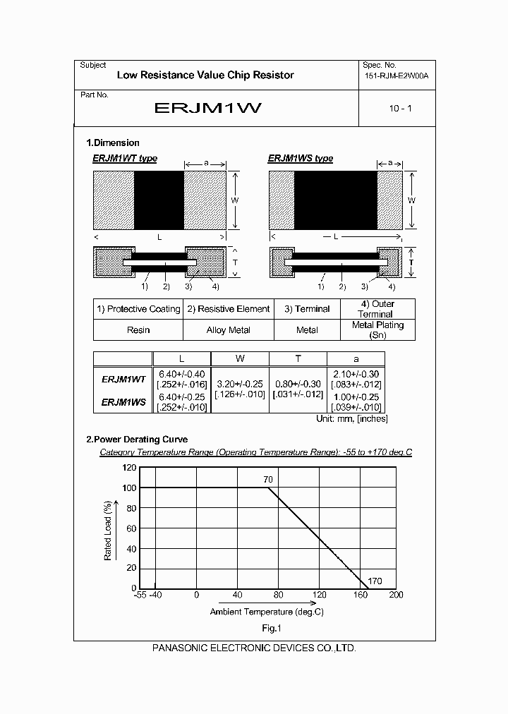 ERJM1W_7014455.PDF Datasheet