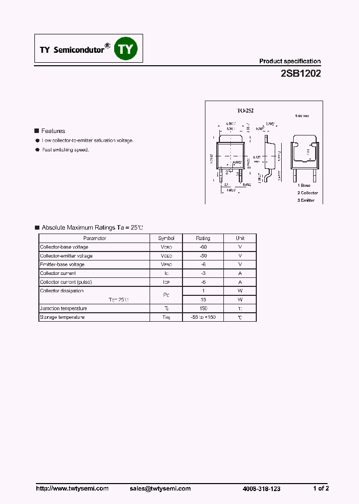 2SB1202_7016366.PDF Datasheet