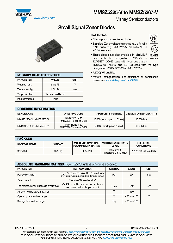 MMSZ5264C-V-GS08_7018365.PDF Datasheet