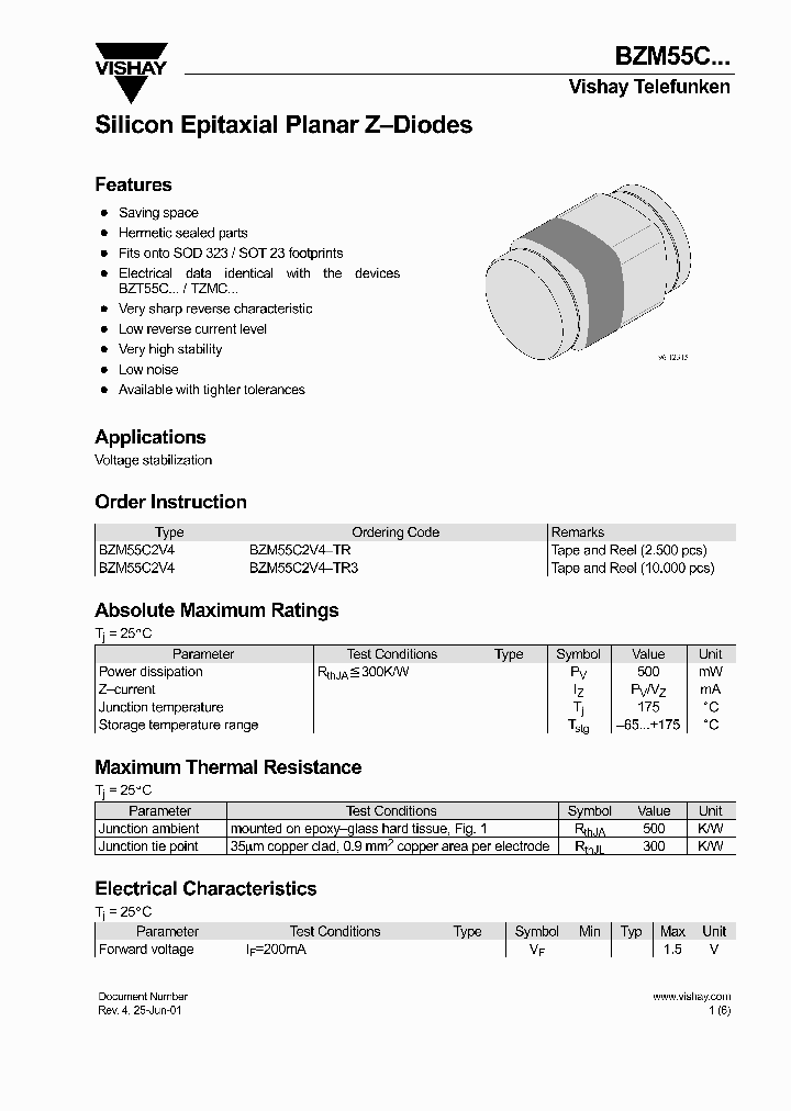 BZM55C56-TR_7019667.PDF Datasheet