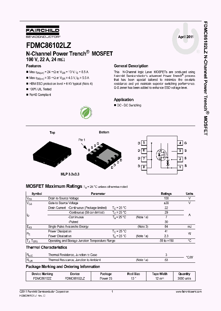 FDMC86102LZ_7024260.PDF Datasheet