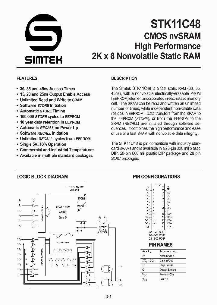 STK11C48-S30_7021104.PDF Datasheet