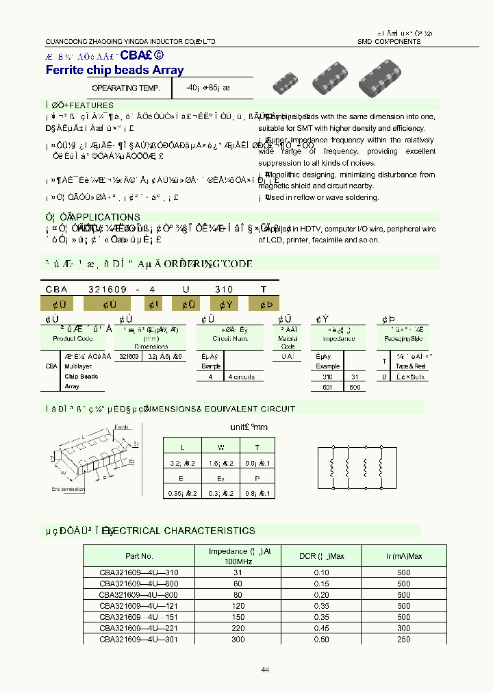 CBA321609-4U-151T_7022412.PDF Datasheet