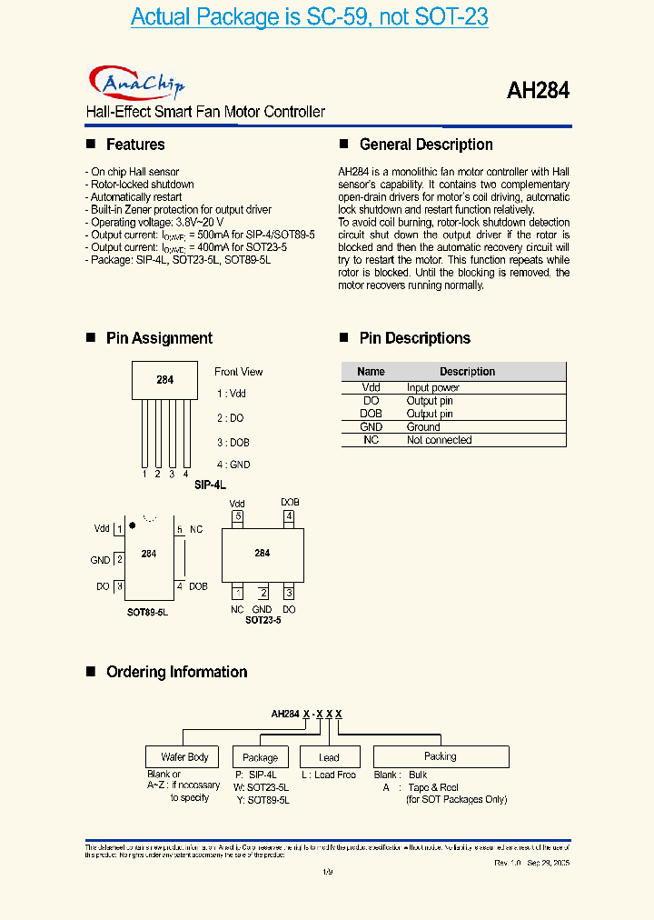 AH284-YL_7016943.PDF Datasheet